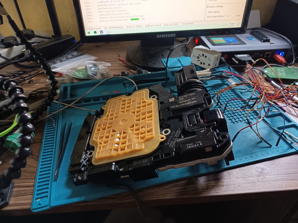 Transmission mechatronics bench service